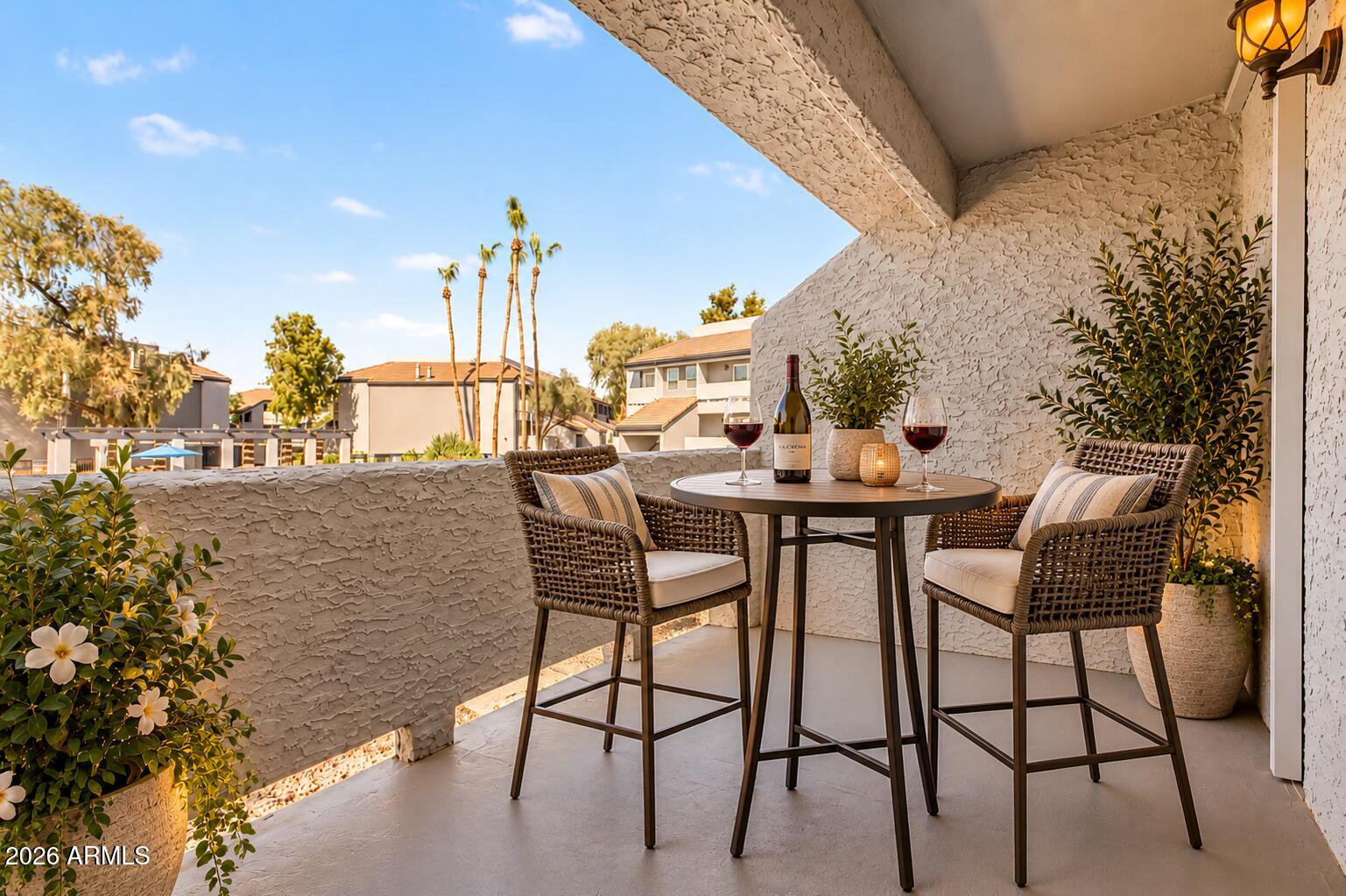 1331 West Baseline Road, Unit 228 Mesa, AZ 85202 - Photo 24 of 31 Patio Virtually Staged