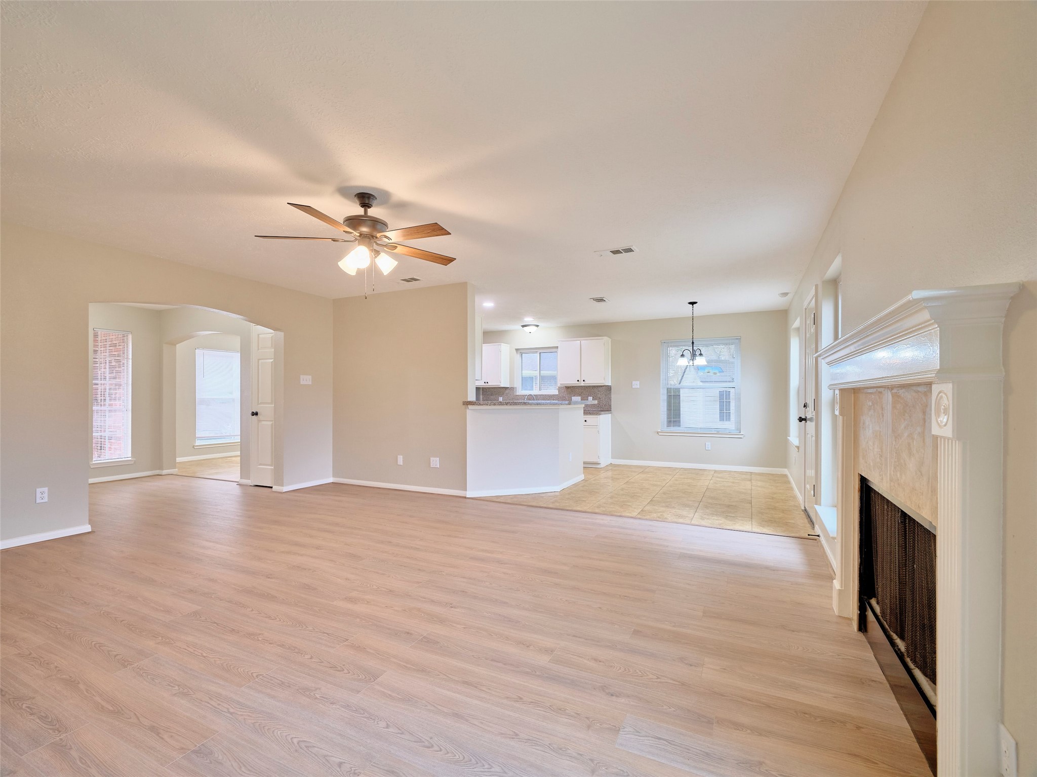 4801 East Columbary Drive Rosenberg, TX 77471 - Photo 12 of 50 a view of a kitchen with a sink and a kitchen view