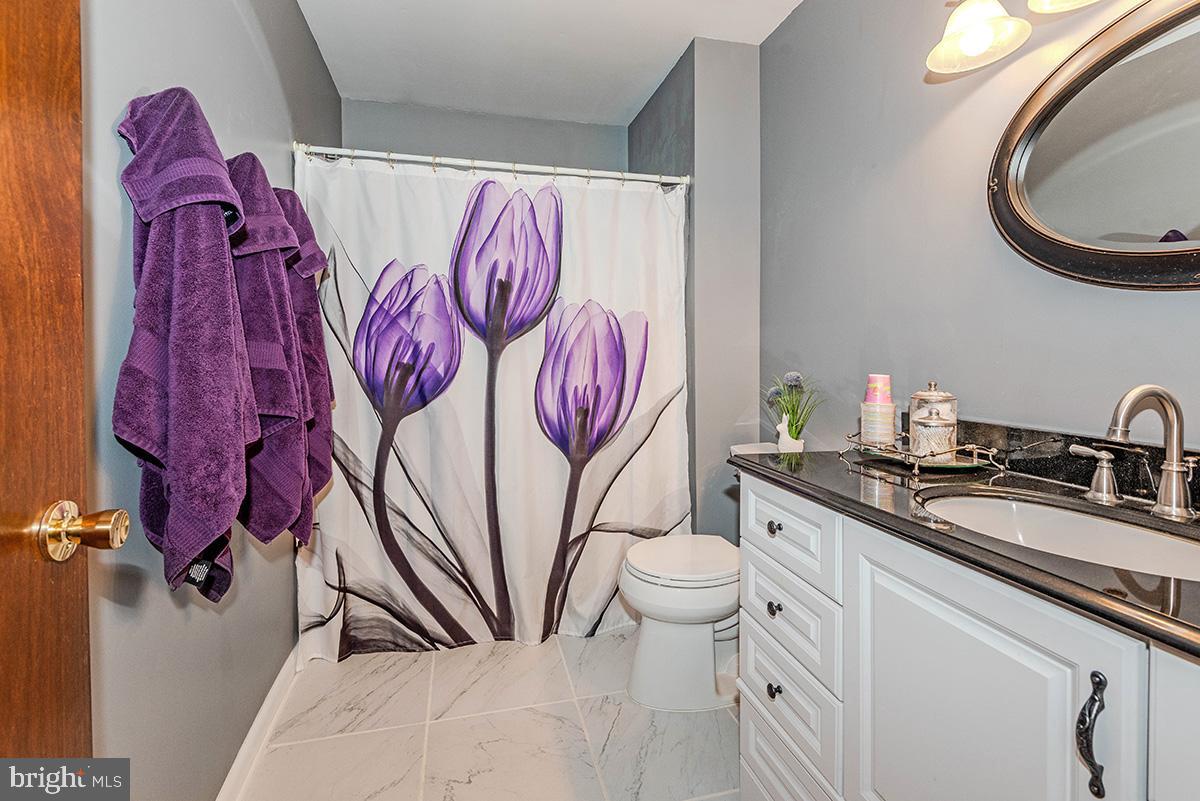 213 King James Road Upper Marlboro, MD 20774 - Photo 24 of 41 Upper level hall bath with updated vanity- pretty