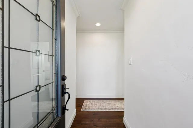 a view of a backyard with plants