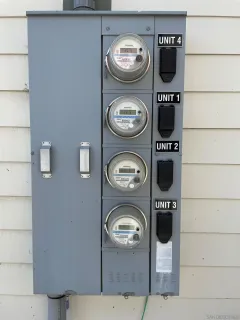 a room with a washer and dryer