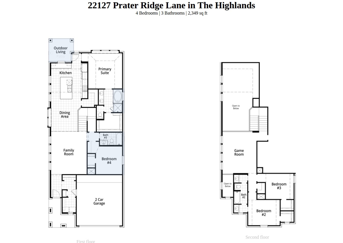 22127 Prater Rdg Lane Porter, TX 77365 - Photo 18 of 18 Spec Floorplan