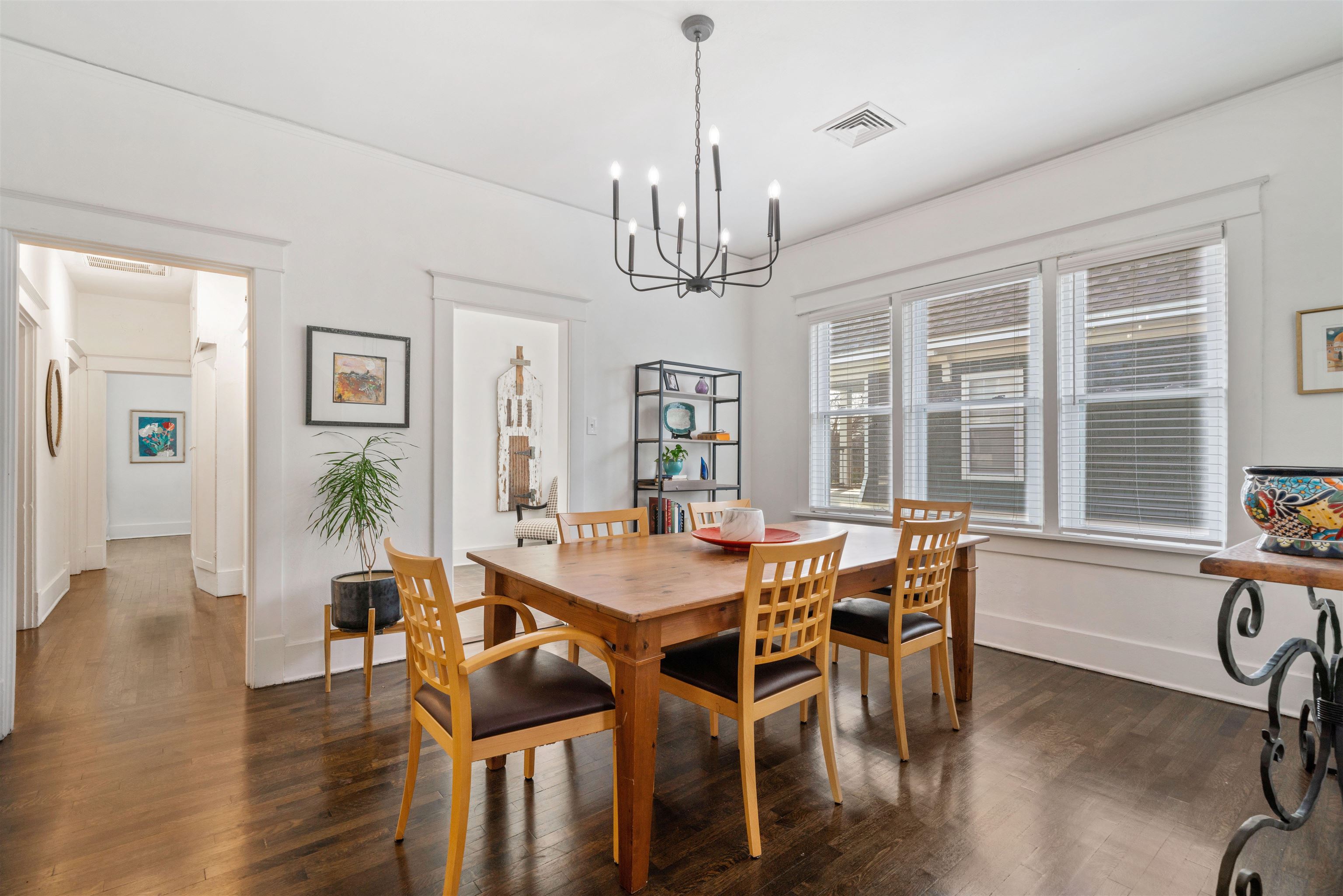 1701 Autumn, Unit 2 Memphis, TN 38112 - Photo 7 of 16 a view of a dining room with furniture window and wooden floor