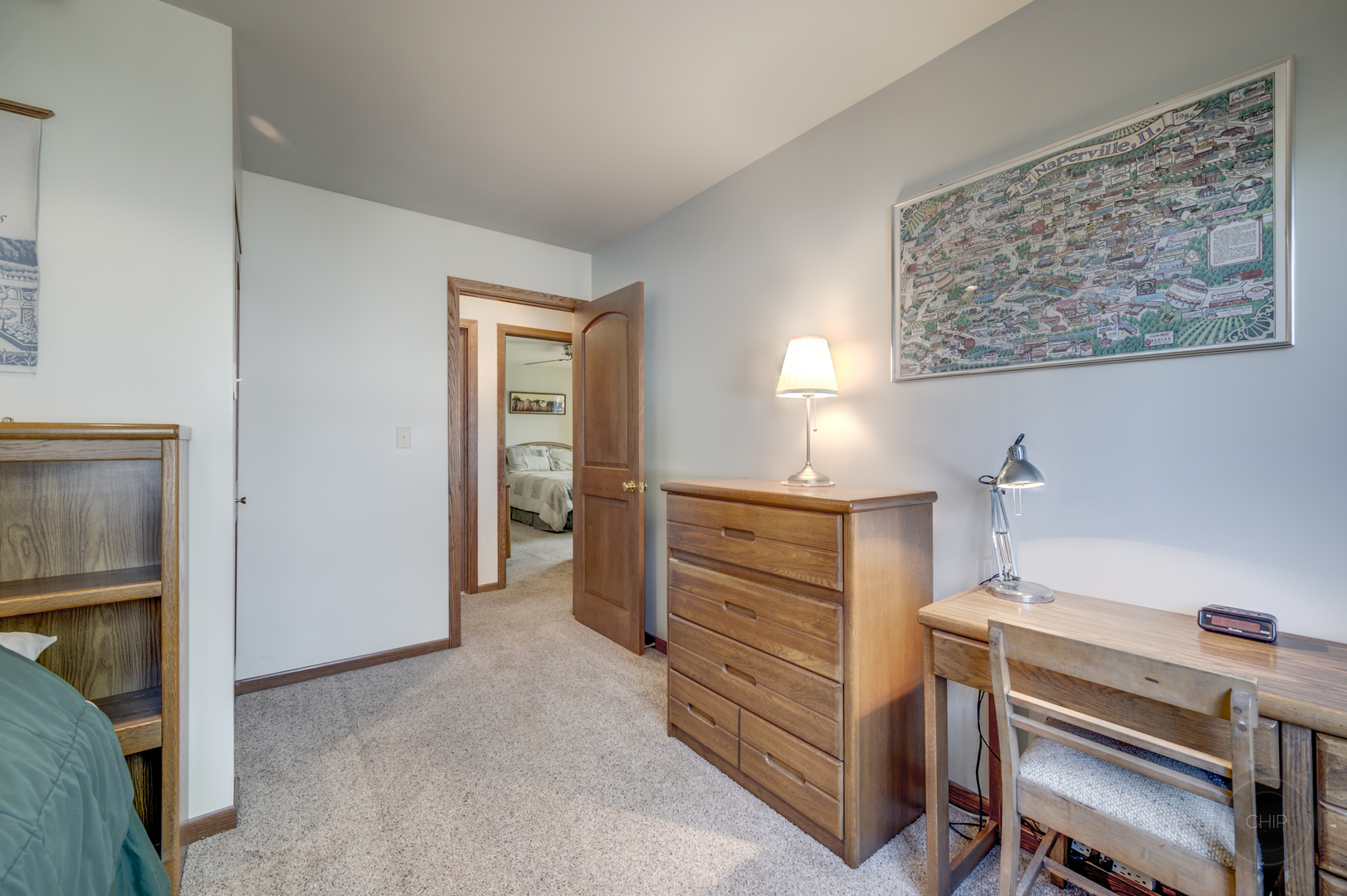 1259 Natchez Trace Circle Naperville, IL 60565 - Photo 30 of 56 a view of a hallway with closet and cabinet