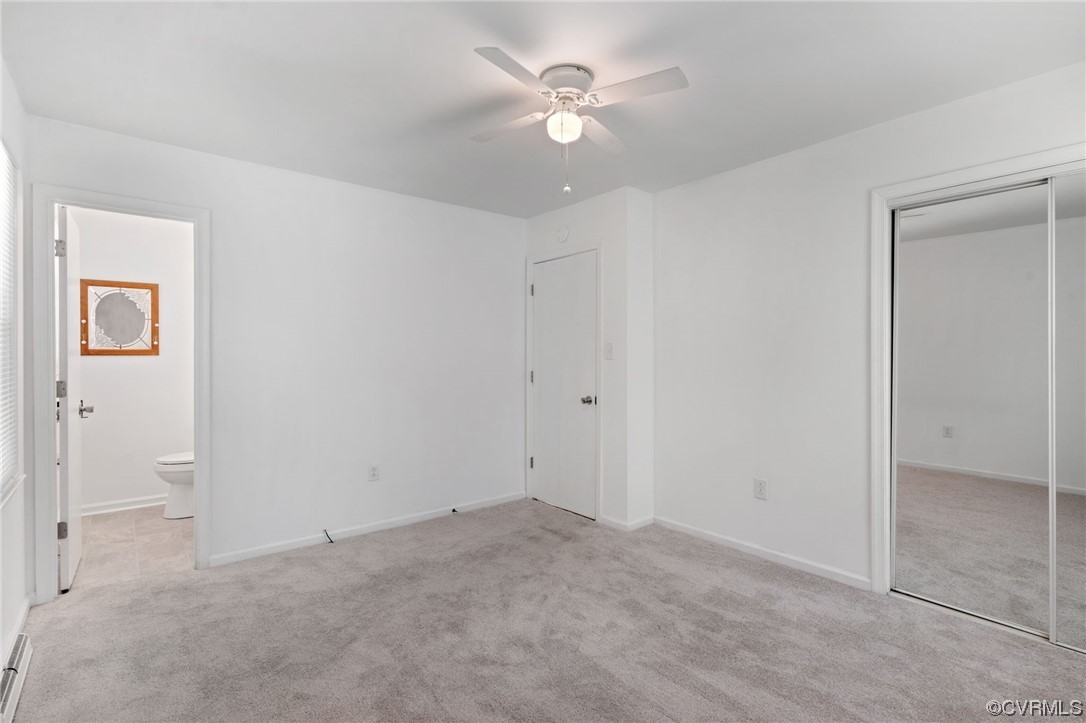 5817 Middle Road Prince George, VA 23875 - Photo 18 of 32 primary bedroom with 1/2 bath-new carpet