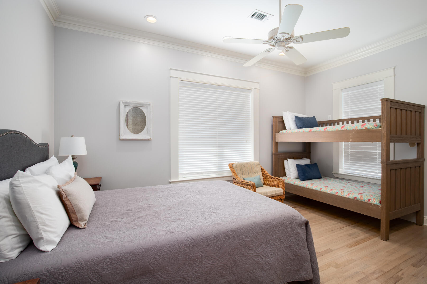 2 Hotz Avenue Santa Rosa Beach, FL 32459 - Photo 13 of 54 a bedroom with a bed and a chandelier