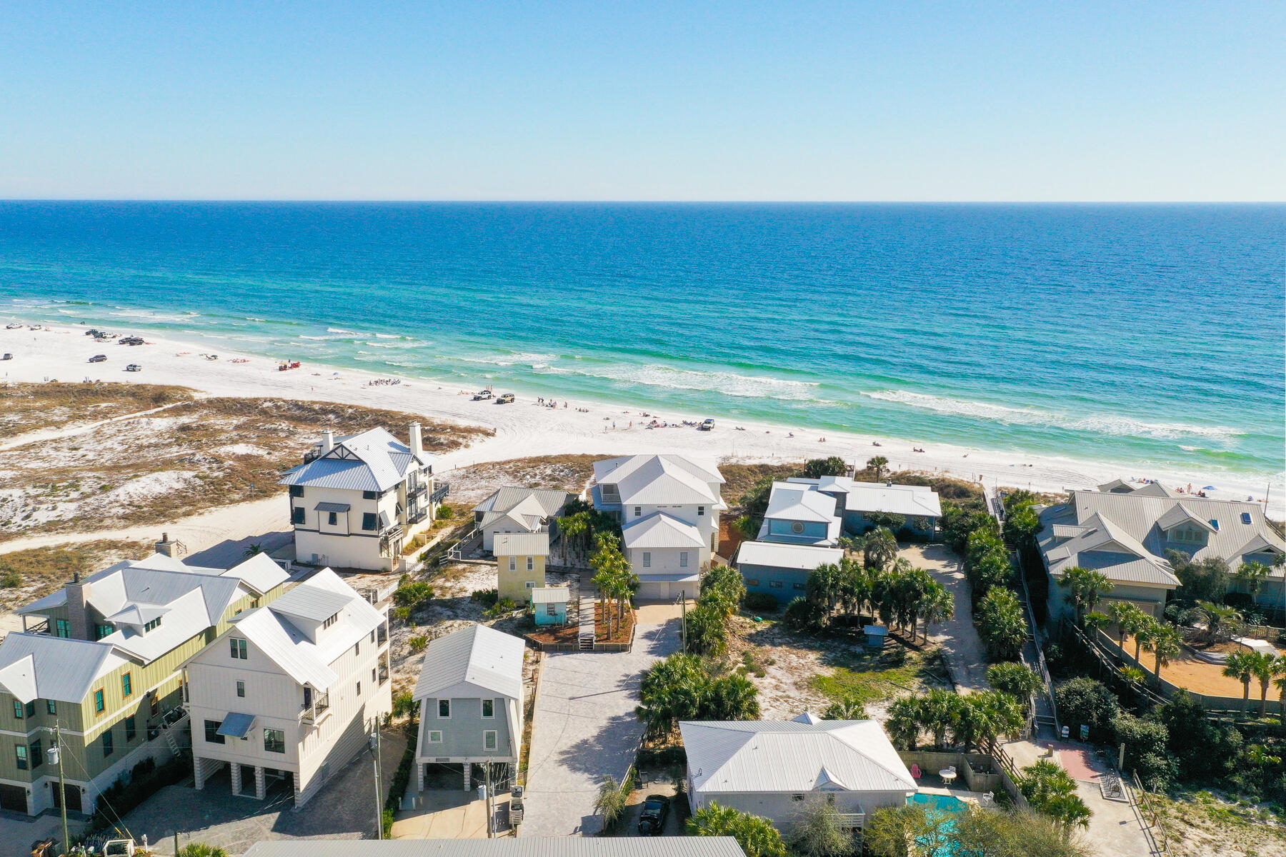 2 Hotz Avenue Santa Rosa Beach, FL 32459 - Photo 40 of 54 an aerial view of residential building and ocean