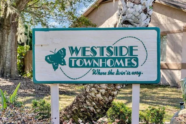 a sign on the side of a building