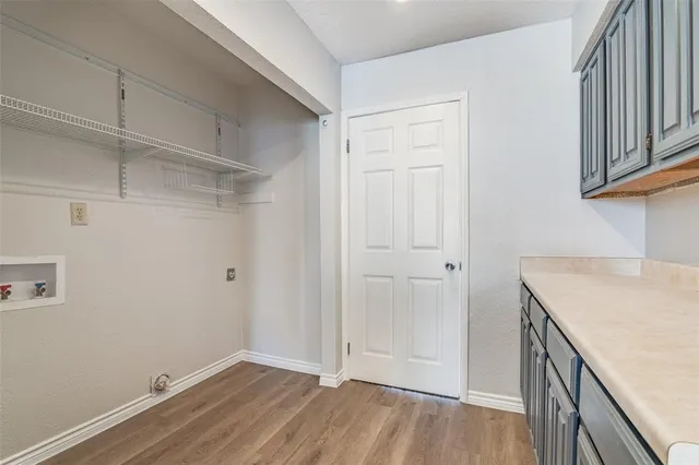 a view of kitchen and utility room