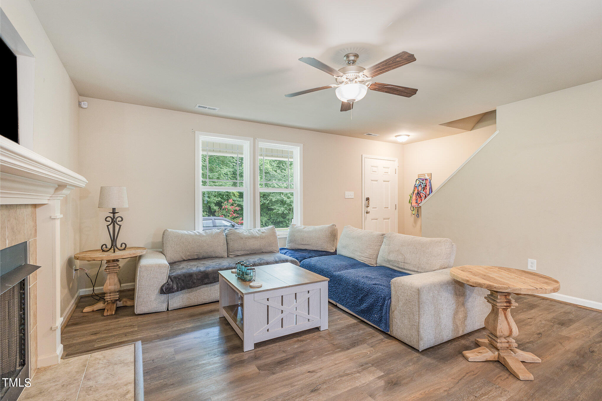 6005 Zacks Mill Road Angier, NC 27501 - Photo 5 of 23 a living room with furniture and a large window