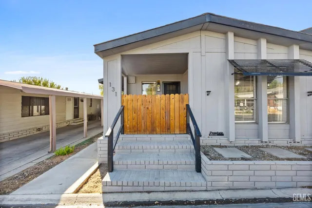 a front view of house with garage