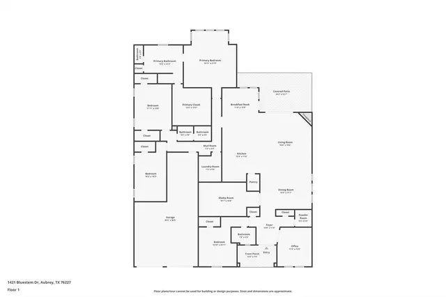 $798,000 | 1421 Bluestem Drive, Aubrey, TX 76227