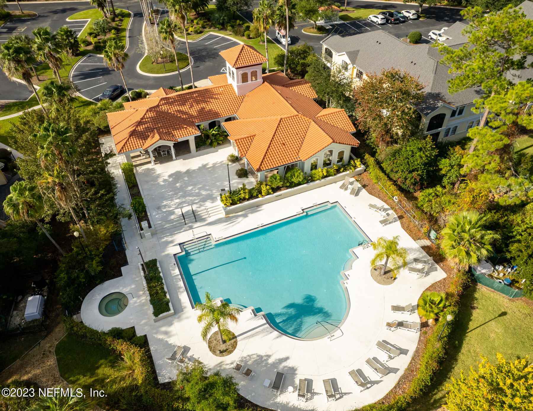 1321 Vista Cove Road St. Augustine, FL 32084 - Photo 25 of 27 an aerial view of a swimming pool