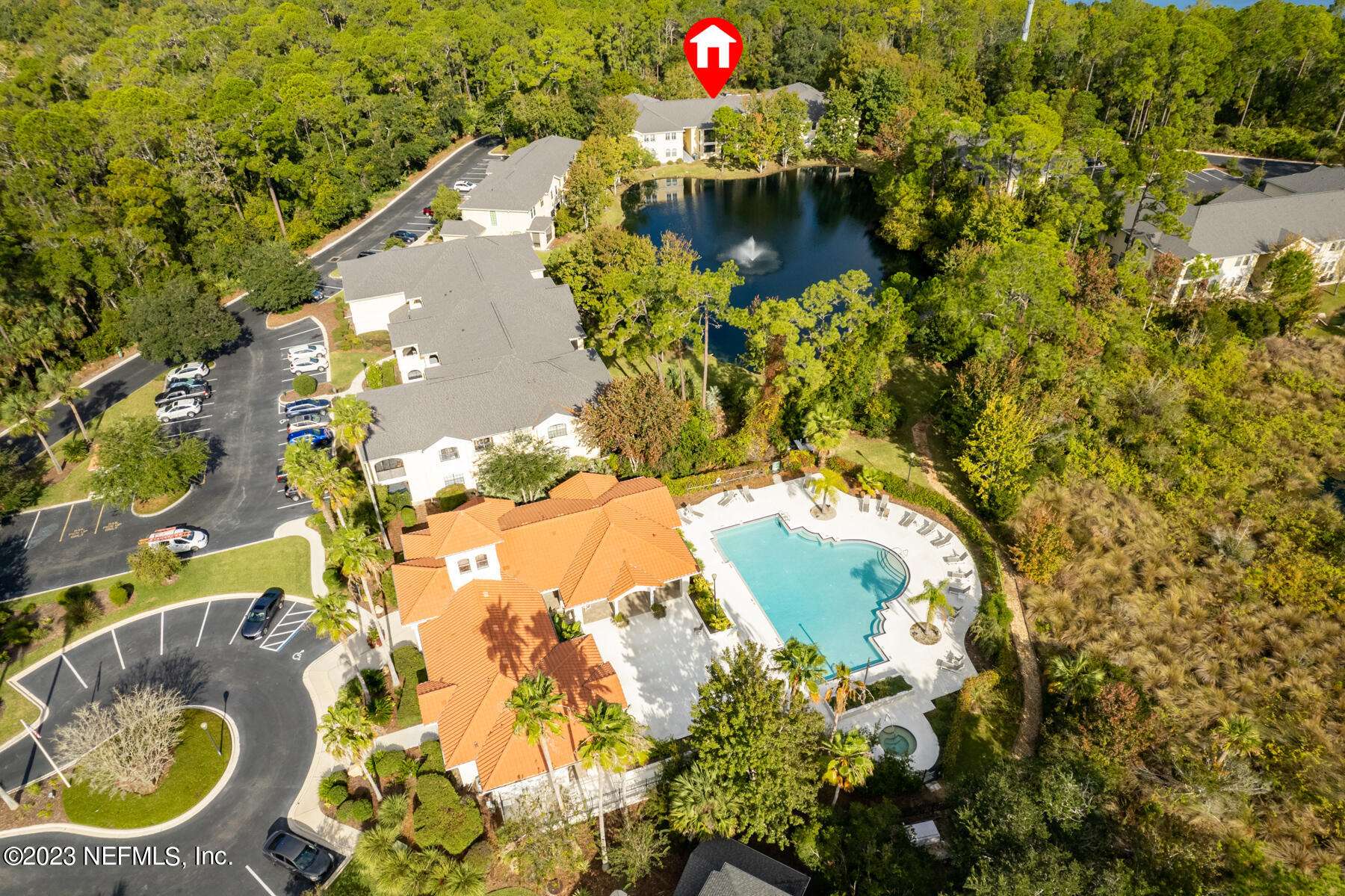 1321 Vista Cove Road St. Augustine, FL 32084 - Photo 26 of 27 a view of a swimming pool with a lot of flower plants