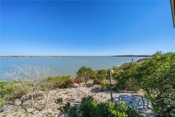 a view of a balcony with an outdoor space