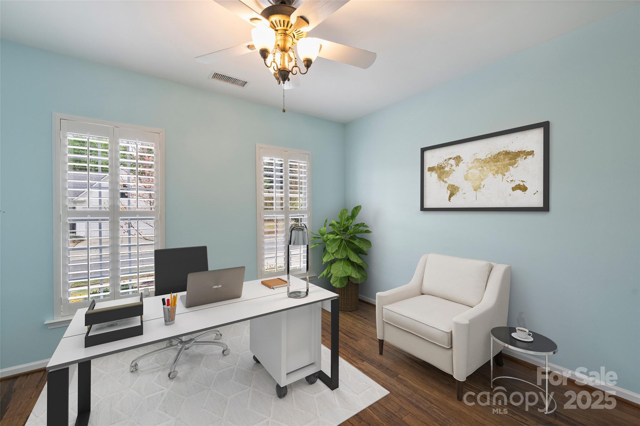 11422 Nevermore Way Charlotte, NC 28277 - Photo 23 of 34 a living room with furniture a chandelier and a window