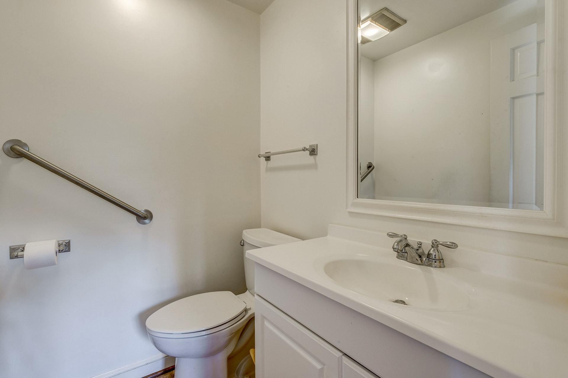 5571 Highfields Road Roanoke, VA 24018 - Photo 13 of 45 a bathroom with a sink and a toilet
