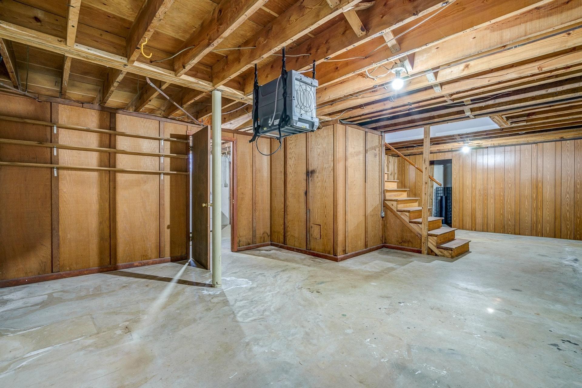 5571 Highfields Road Roanoke, VA 24018 - Photo 25 of 45 a view of a room with wooden walls