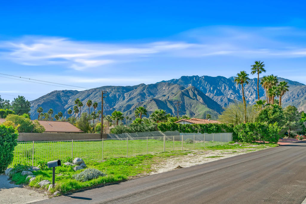0 West Sepulveda Road Palm Springs, CA 92262 - Photo 3 of 22 a view of a garden with a building in the background
