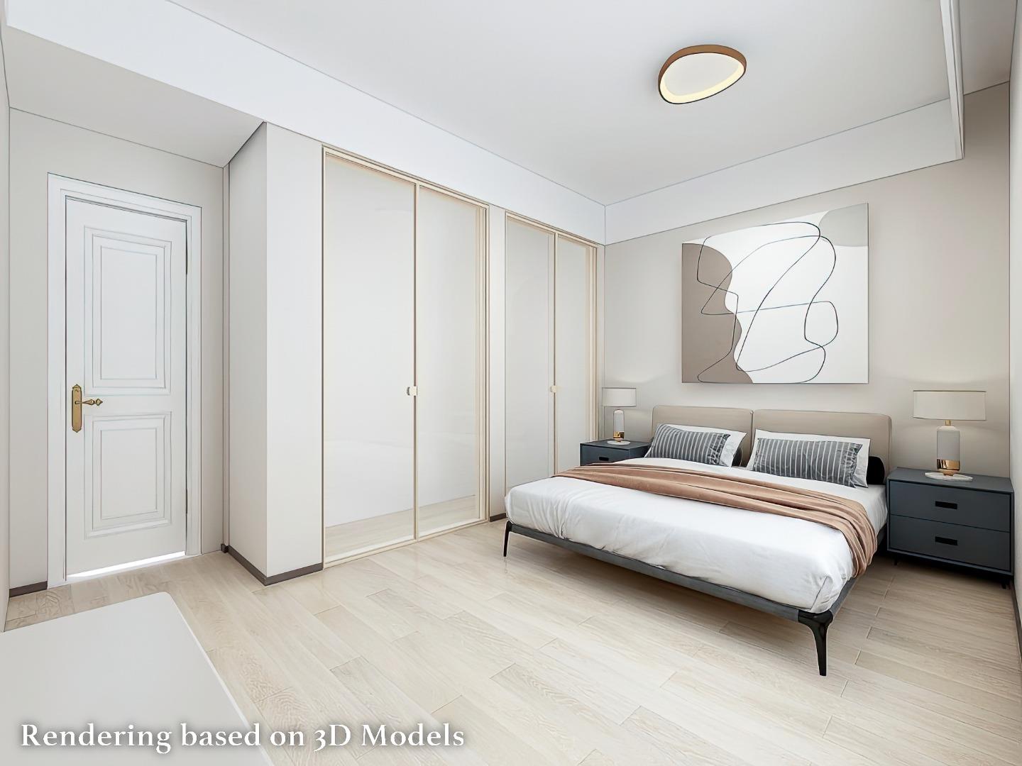 172 Manferd Street Milpitas, CA 95035 - Photo 18 of 45 a bedroom with a bed and a painting on the wall