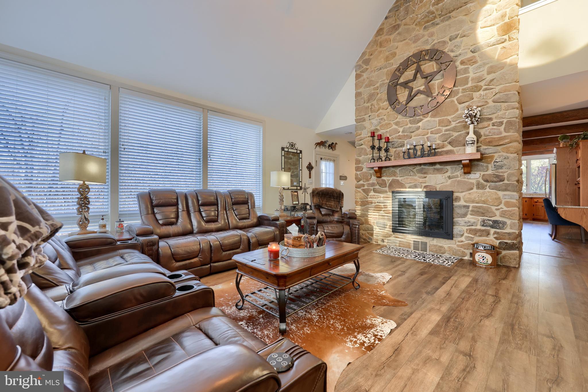 90 Hossler Road Manheim, PA 17545 - Photo 7 of 99 Living room with 2 story FP