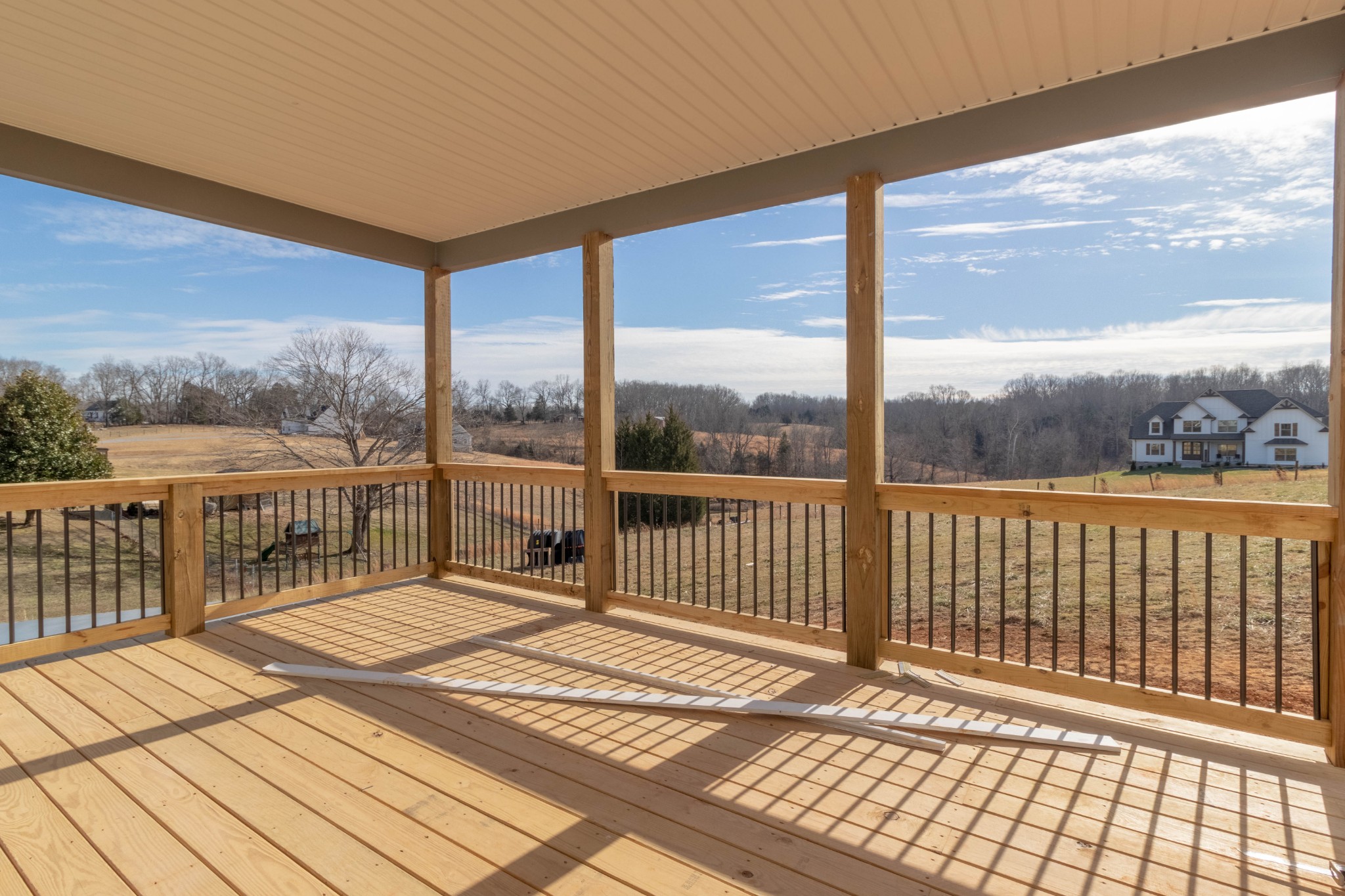 1436 Hickory Point Road Clarksville, TN 37043 - Photo 3 of 22 a view of a balcony with wooden floor