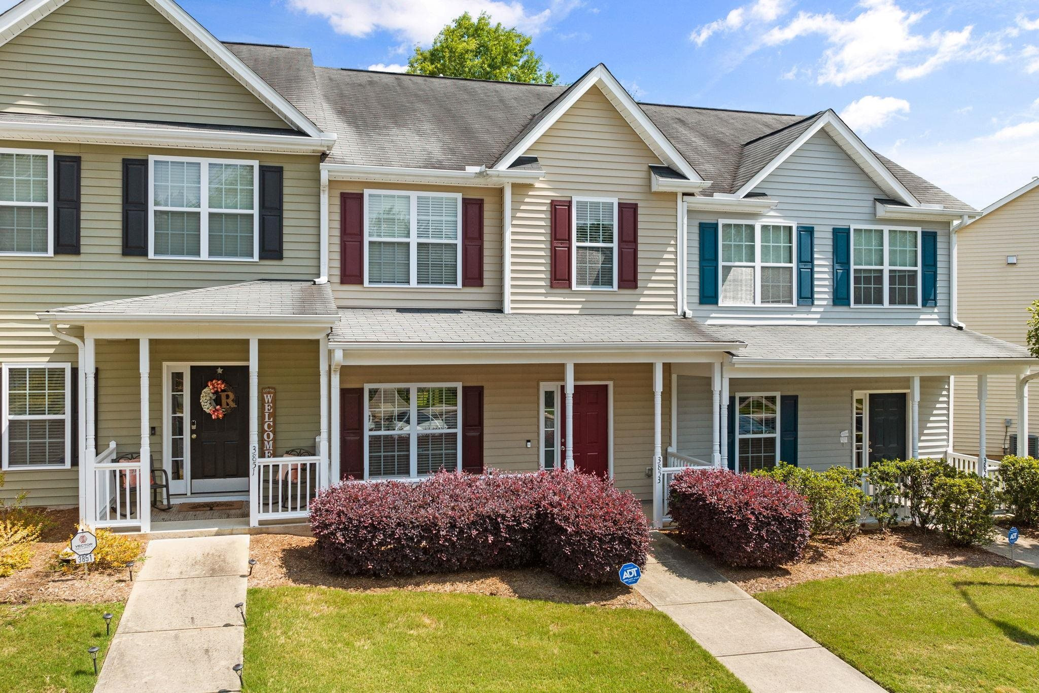 3853 Volkswalk Place Raleigh, NC 27610 - Photo 3 of 19 a front view of a house with yard and porch