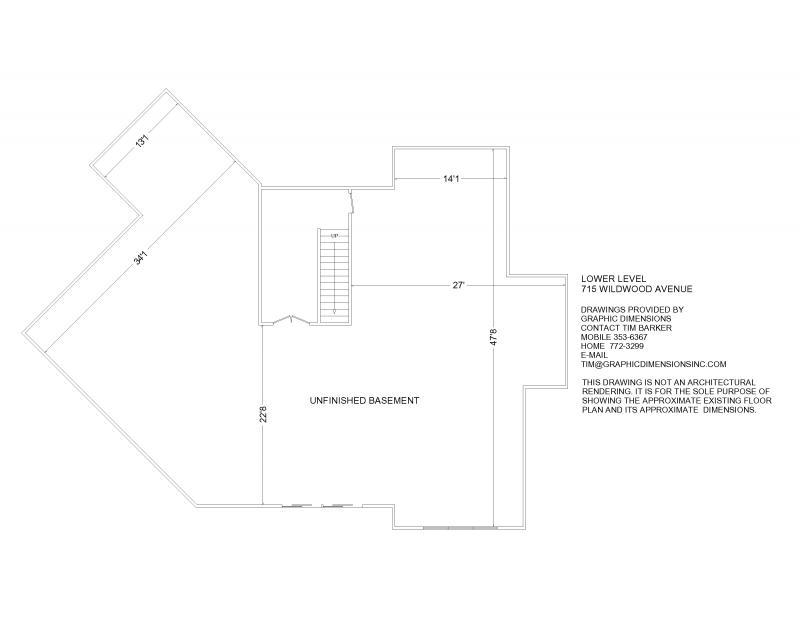 715 Wildwood Road Southwest Roanoke, VA 24014 - Photo 2 of 39 Lower Level Floor Plan