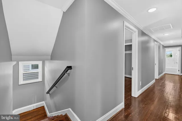 wooden floor in a room