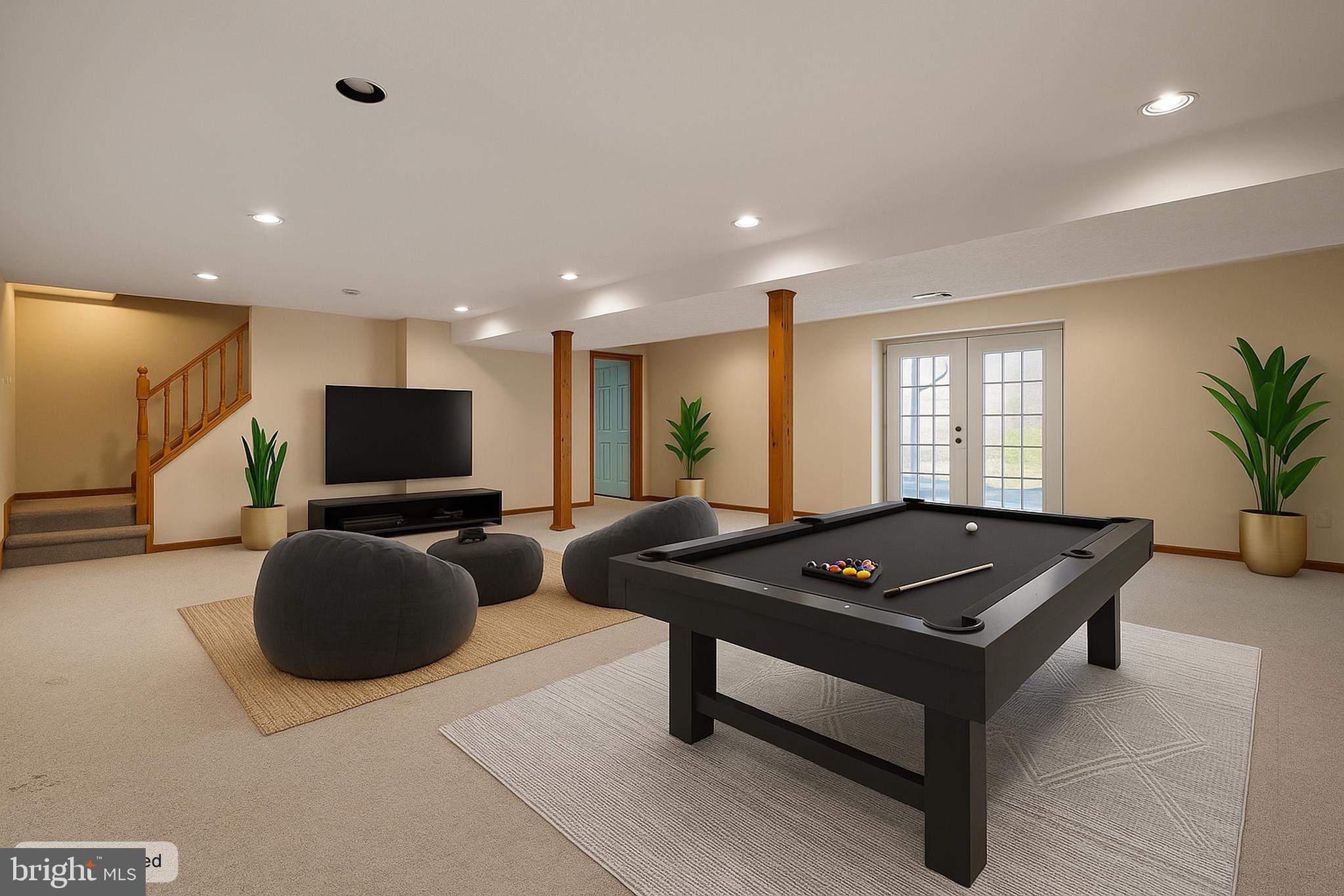 39 Long Drive Elkton, MD 21921 - Photo 35 of 39 a living room with furniture a flat screen tv and a window