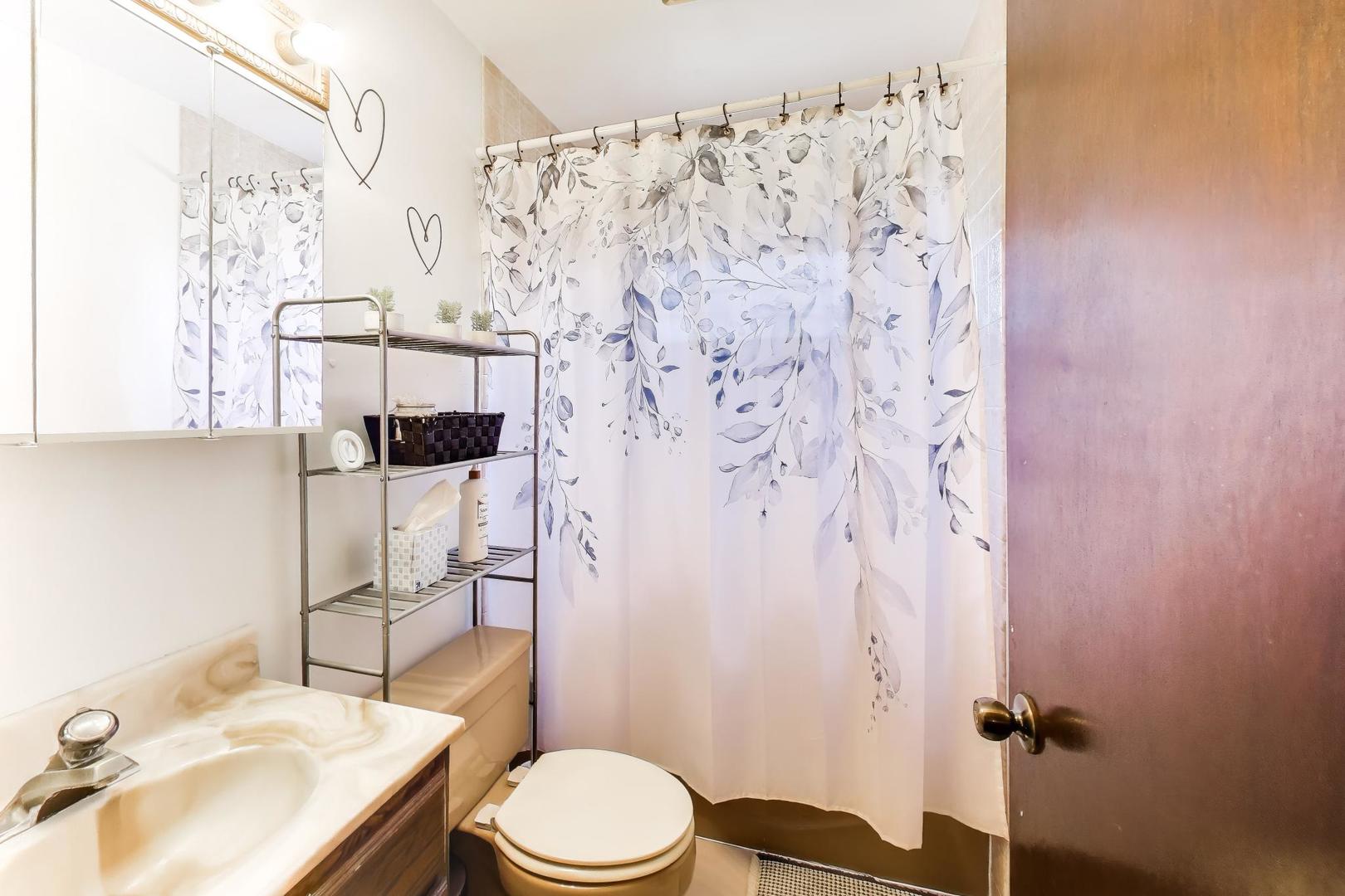 1075 Apricot Street Hoffman Estates, IL 60169 - Photo 16 of 28 a bathroom with a sink toilet and shower