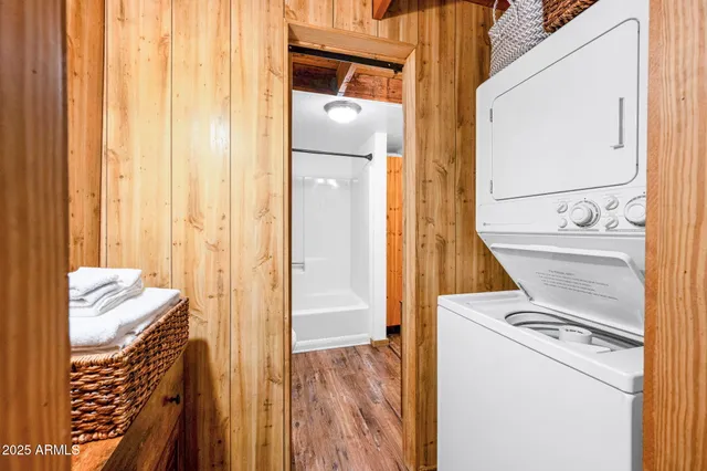 a room with storage and utility