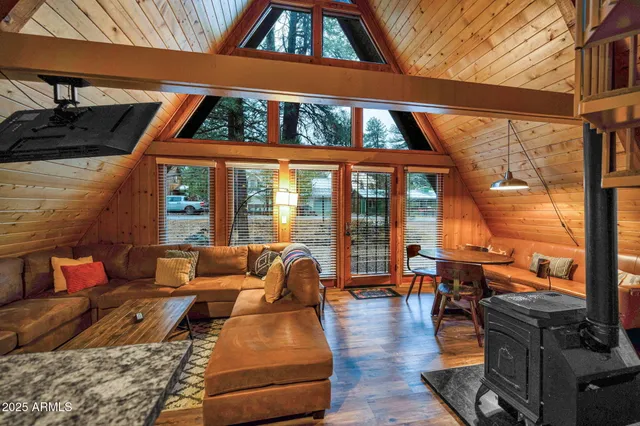 a view of an outdoor sitting space