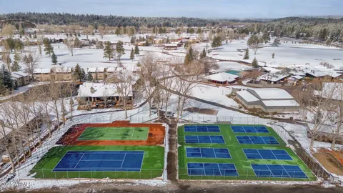 a view of a lake with a mountain in the background