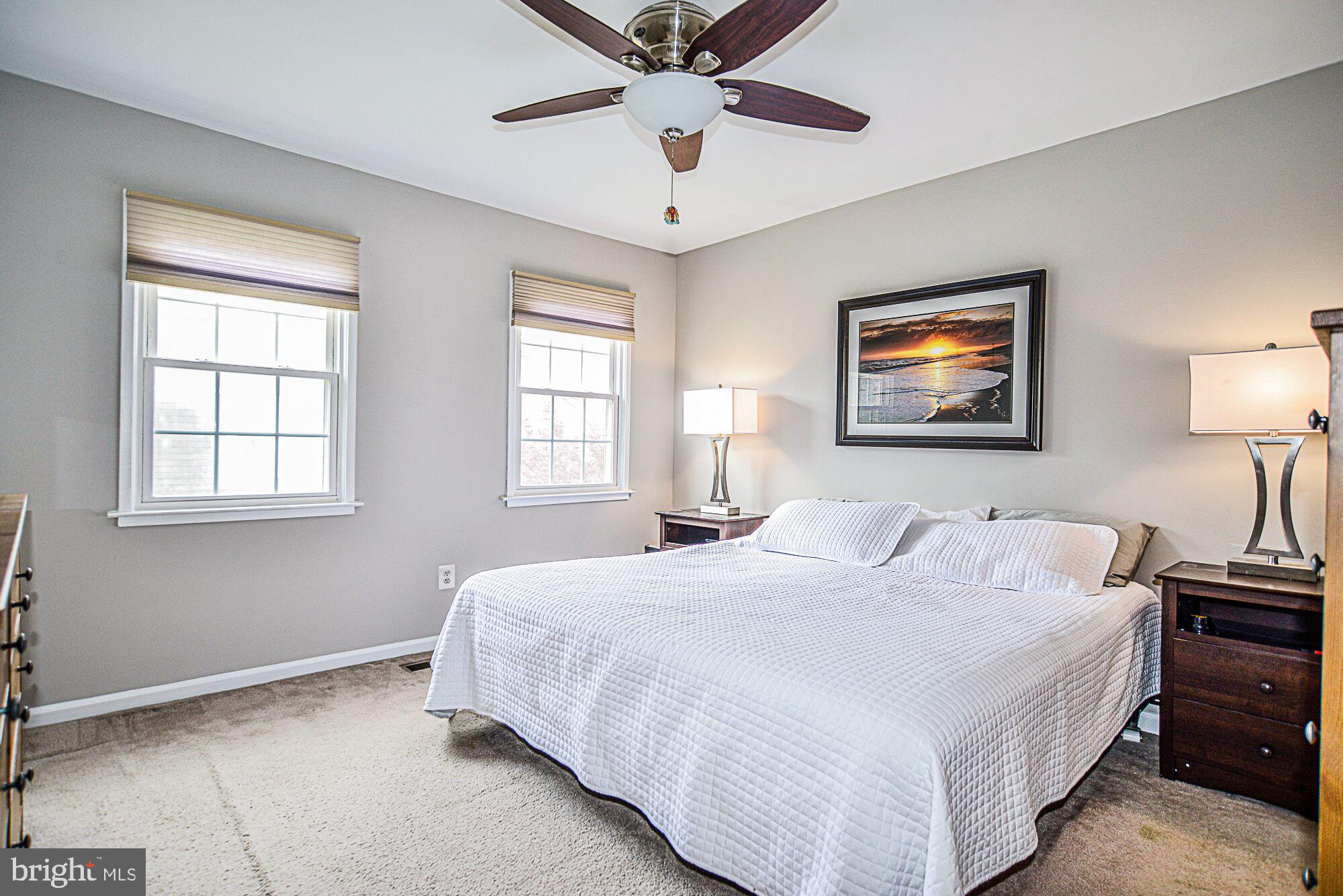 7728 Matisse Way Springfield, VA 22153 - Photo 9 of 20 Master Bedroom with Ceiling Fan