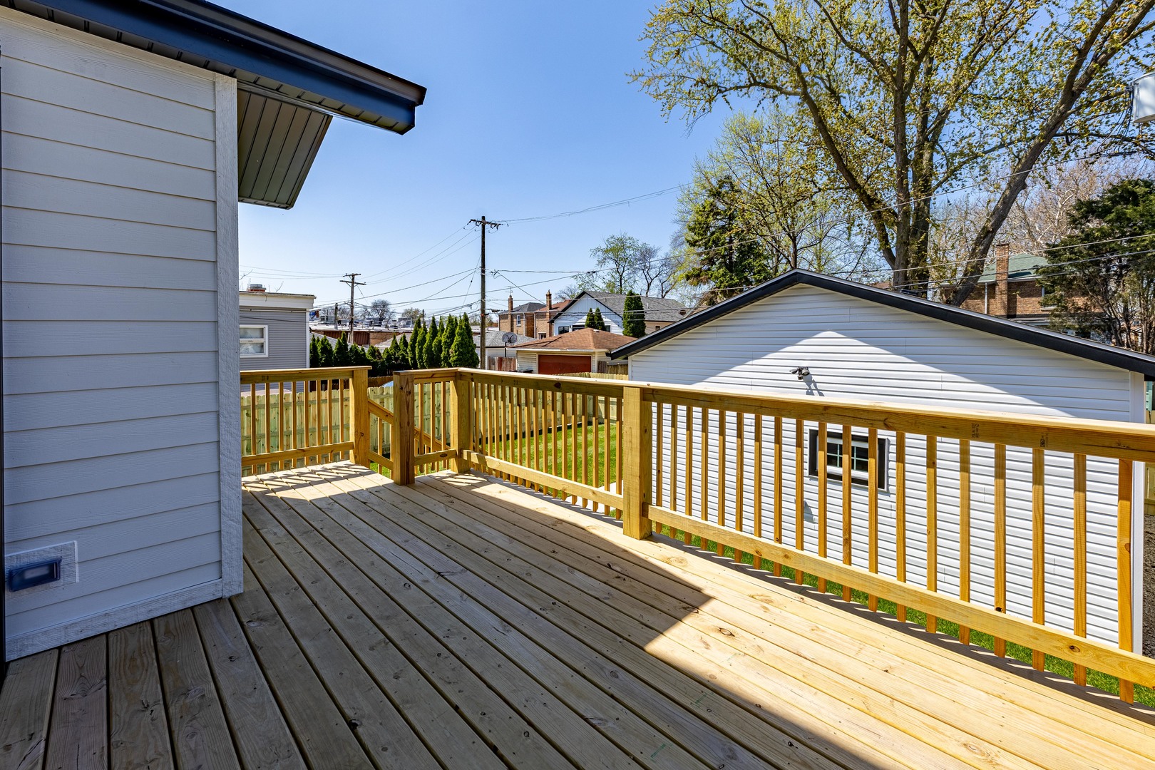 3548 Clinton Avenue Berwyn, IL 60402 - Photo 46 of 49 a view of balcony with wooden floor