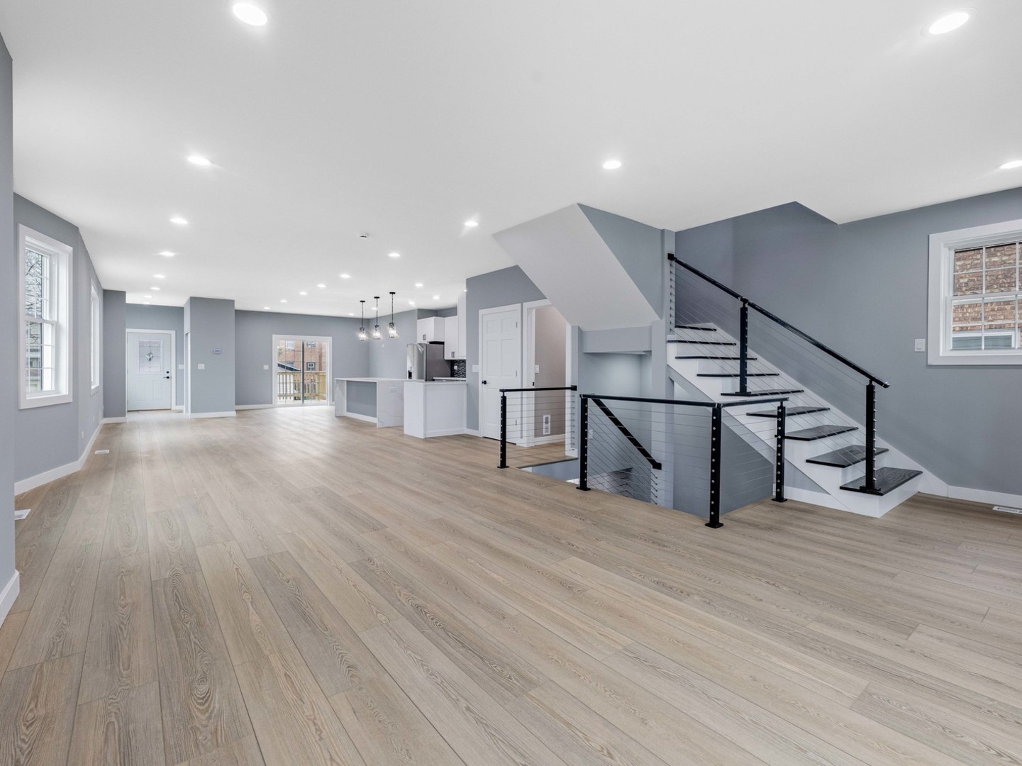 3548 Clinton Avenue Berwyn, IL 60402 - Photo 6 of 49 a view of entryway with wooden floor and stairs