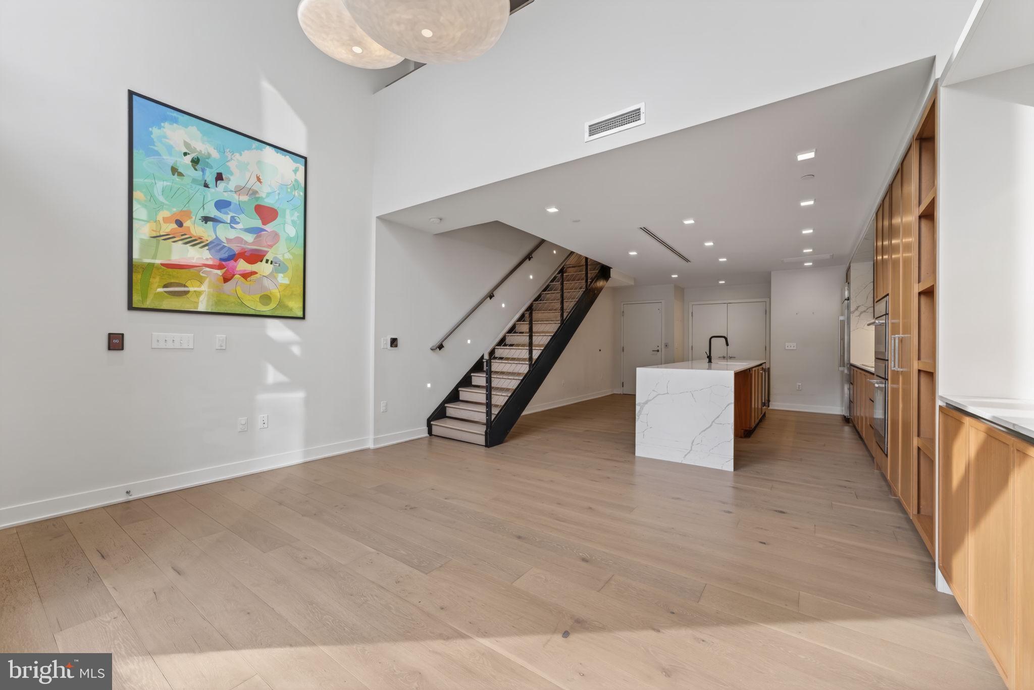 1332 8th Street Northwest Washington, DC 20001 - Photo 4 of 46 a view of an entryway with wooden floor