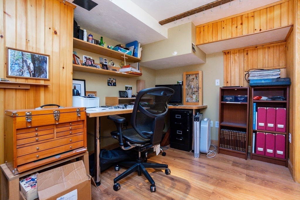 35 Hamilton Road Waltham, MA 02453 - Photo 28 of 38 a view of a workspace with furniture and a window
