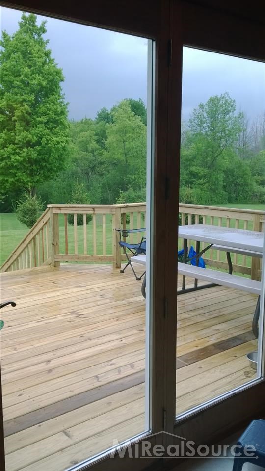 8458 Jorden Road Yale, MI 48097 - Photo 9 of 30 This is a view of the deck from the dining area.