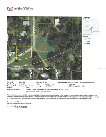 $100,000 | Northeast 4th Street, Webster, FL 33597