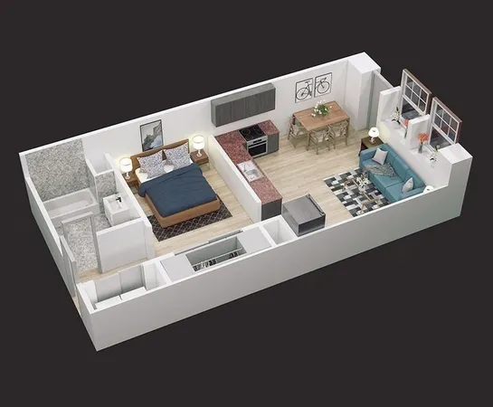 $1,850 | 6 Chatham Street, Unit 204, Worcester, MA 01608