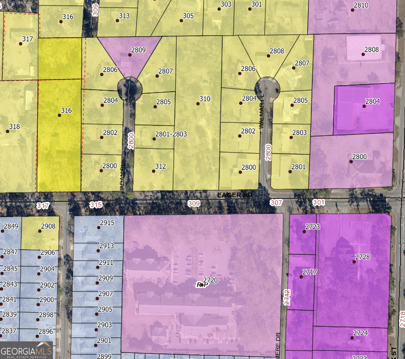 310 Eager Road Valdosta, GA 31602 - Photo 2 of 5 an aerial view of a house with a pool