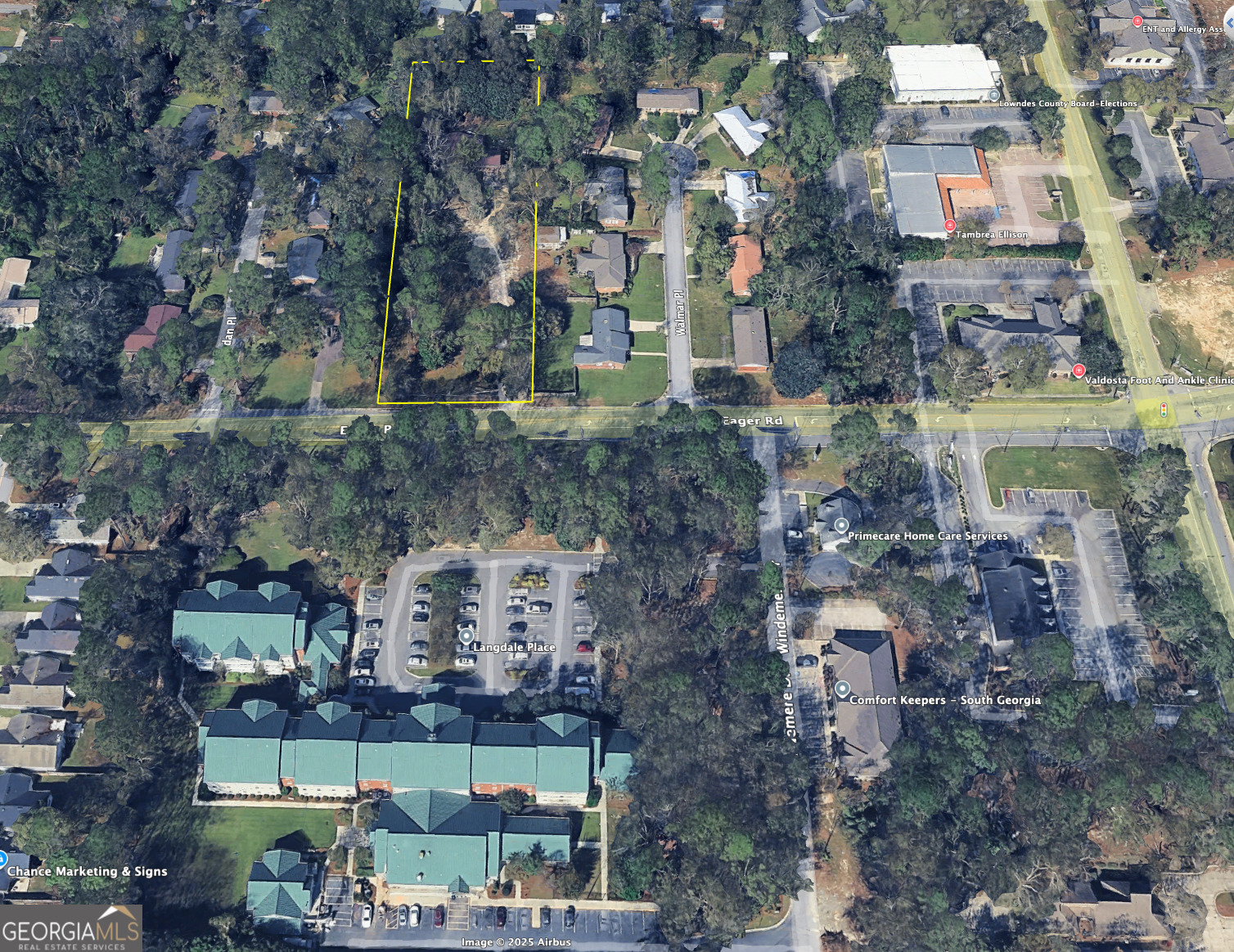 310 Eager Road Valdosta, GA 31602 - Photo 3 of 5 an aerial view of residential house with outdoor space