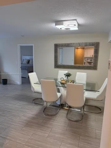 a view of a building from a window