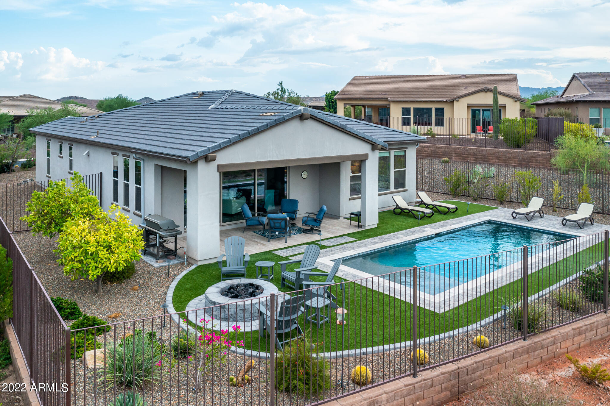 17636 East Woolsey Way Rio Verde, AZ 85263 - Photo 6 of 58 Layout of backyard