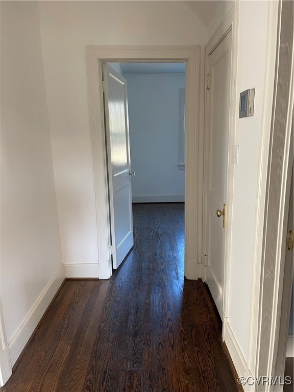 20020 Frog Level Road Ruther Glen, VA 22546 - Photo 20 of 32 Hall with dark wood-type flooring