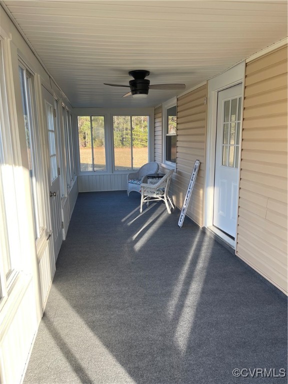 20020 Frog Level Road Ruther Glen, VA 22546 - Photo 8 of 32 View of unfurnished sunroom