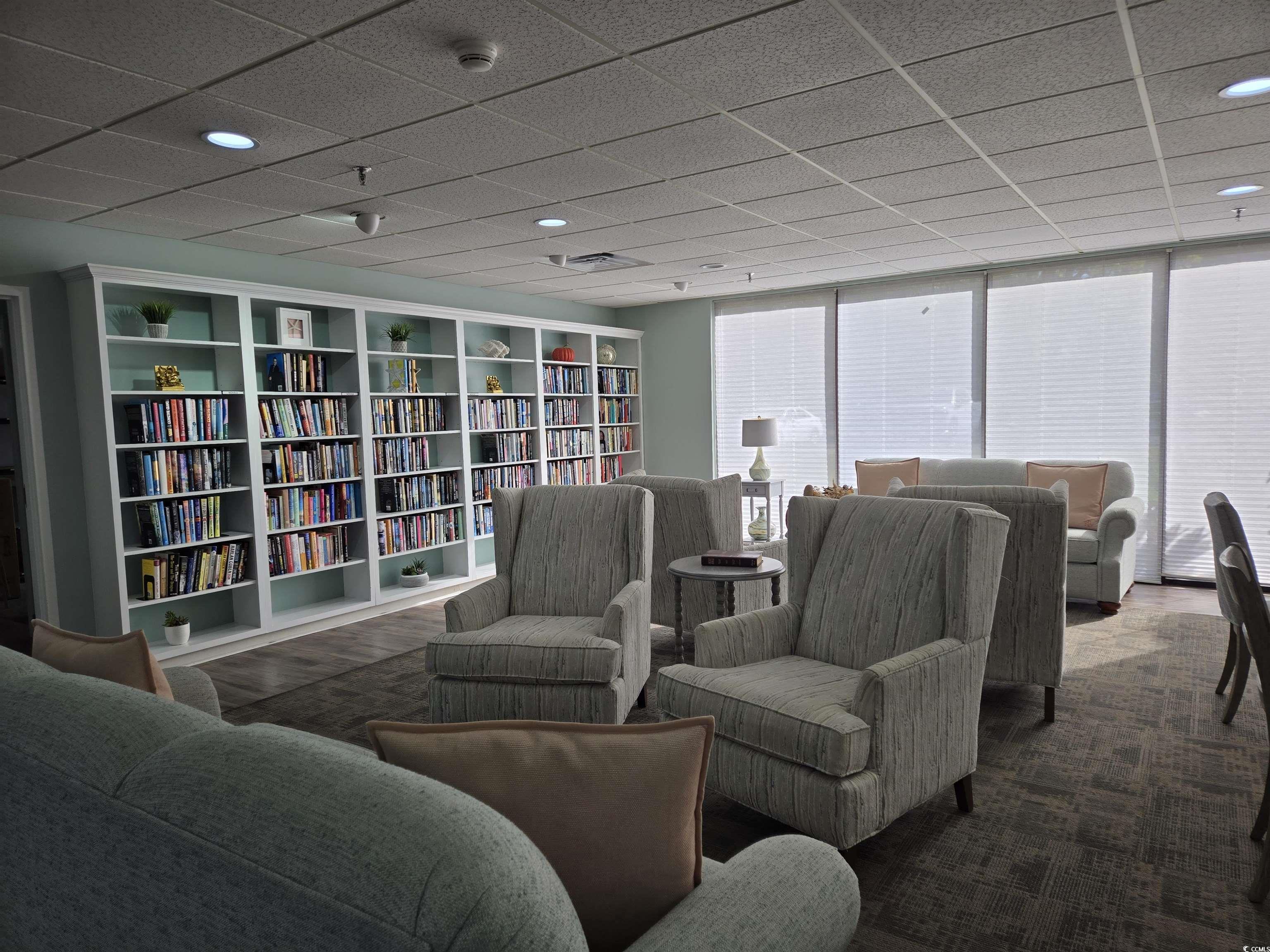 5001 Little River Road, Unit E108 Myrtle Beach, SC 29577 - Photo 19 of 25 Sitting room featuring a drop ceiling