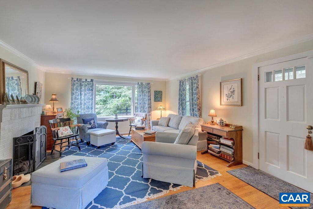 635 Greenwood Road Greenwood, VA 22943 - Photo 12 of 61 a living room with furniture fireplace and a window